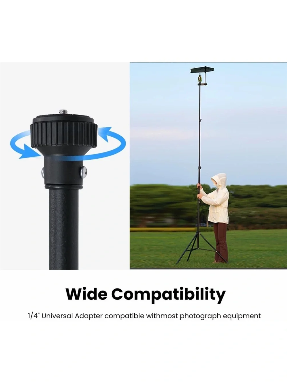 XbotGo T4 Tripod for Soccer Basketball Games 4.5-13ft  1/4